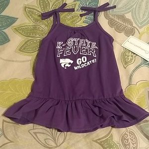 Baby Girl Kansas State University Dress-New.